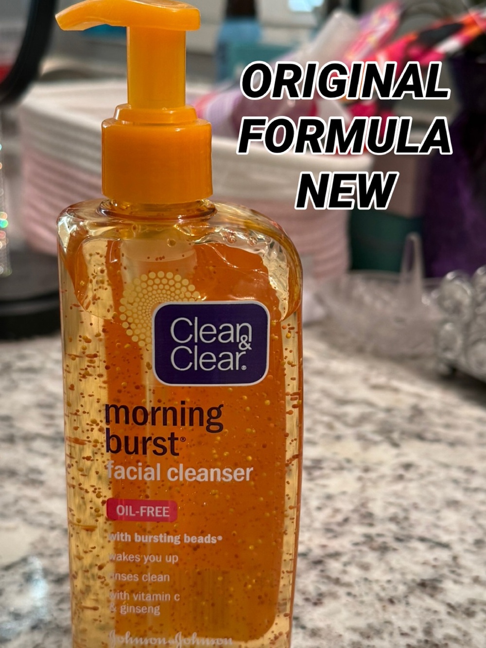 Clean & Clear Morning Burst Facial Cleanser - Original Formula rare